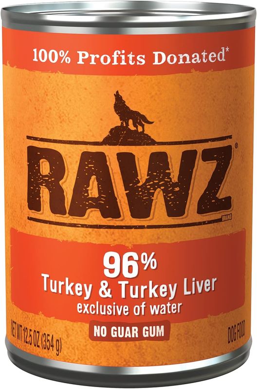 Rawz 96% Turkey &amp; Liver 12.5oz