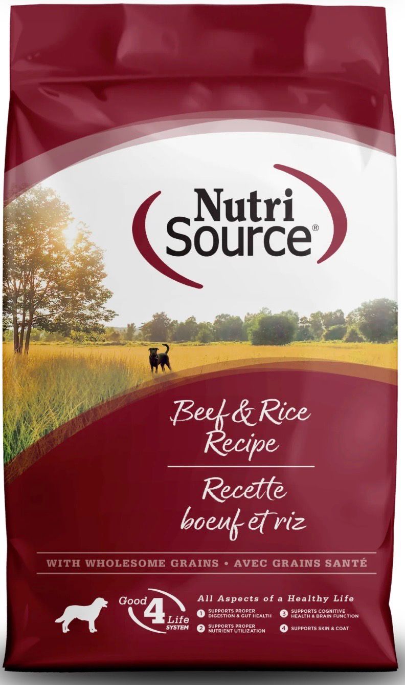 Nutrisource Dog Beef &amp; Brown Rice 26lb