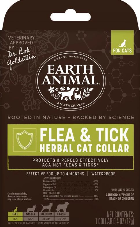 Earth Animal Flea &amp; Tick Collar Cat