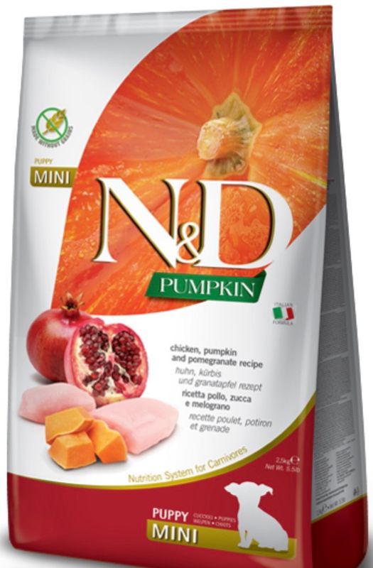 Farmina Pumpkin Chicken&amp;Pomegranate Puppy Mini 5.5lb