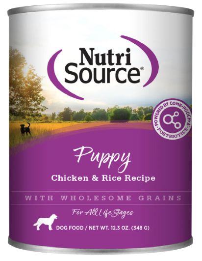 Nutrisource Puppy Wet Chicken &amp; Rice 12.3oz