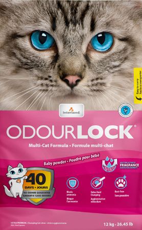 Intersand Odor Lock Litter Baby Powder 13lb