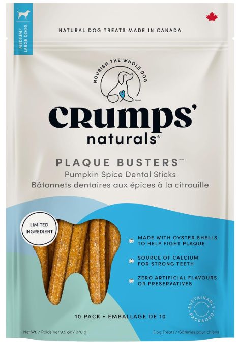 Crumps Plaque Busters Pumpkin Spice 10 Pack