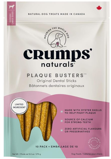 Crumps Plaque Busters Dental Sticks Original 30 Pack