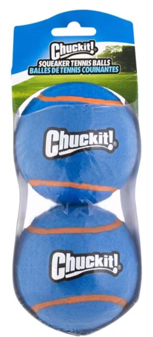 Chuckit! Squeaker Tennis Balls Large 2 Pack