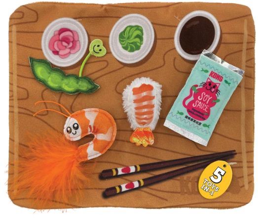 Kong Pull A Partz Sushi Cat Toy