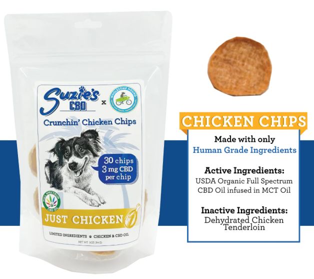 Suzie's Crunchin' Chicken Chips 3oz