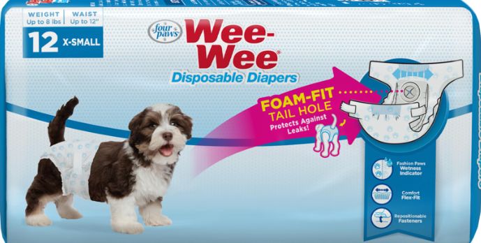 Four Paws Disposable Diapers Small