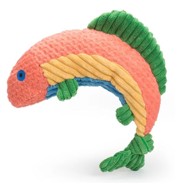 Hugglehounds Knotties Trout Rainbow Small
