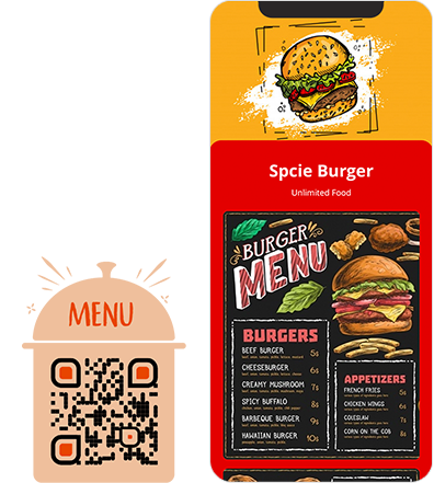 QR Code Card Menu