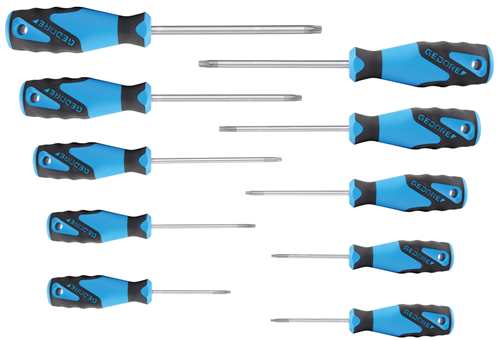 JEU DE TOURNEVIS 3C 10 PIECES TORX T7-T40
