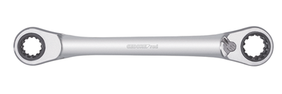 CLE MIXTE A CLIQUET DOUBLE OU DROIT 10+13+17+19 mm