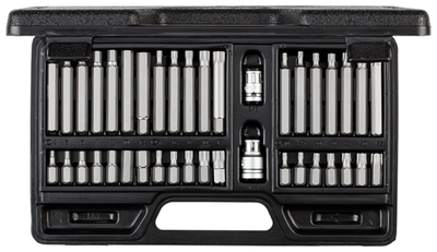 JEU D'EMBOUTS 10mm 40 pièces TX+XZN+SK