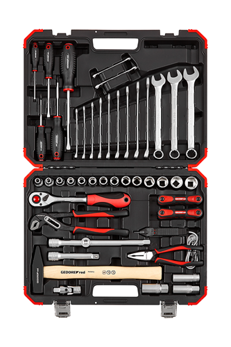 JEU DE CLES A DOUILLE 1/2" universel pour voiture 61 pièces