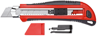 Cutter 5 lames largeur 25 mm avec clip