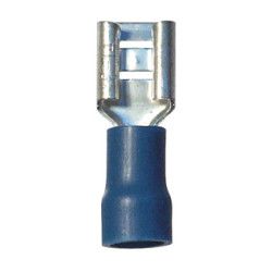 COSSE PLATE PRÉ-ISOLÉE FEMELLE RENFORCÉE 6,35 x 0,8 mm (1 → 2,5 mm²)