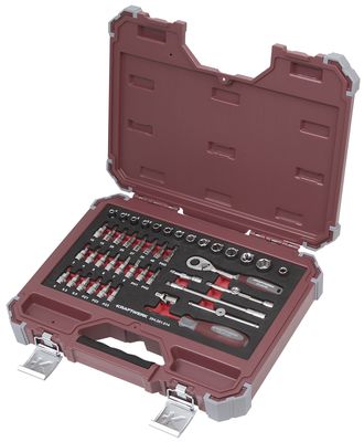 Coffret de douilles, 1/4", 44 pcs.