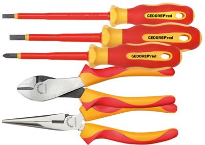 JEU D'OUTILS VDE 5 pièces 2xpliers+PH+SL JEU D'OUTILS VDE 5 pièces 2xpliers+PH+SL
