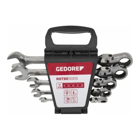 ENSEMBLE DE MACHOIRES POUR CLE A CLIQUET SW 8-19mm 5pcs ENSEMBLE DE MACHOIRES POUR CLE A CLIQUET SW 8-19mm 5pcs