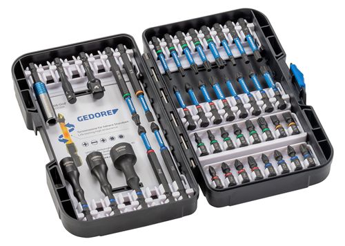 Torsion bit set 42 pieces SL+PR+PH+PZ+TX