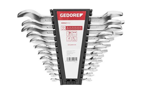 JEU DE CLES A FOURCHE DOUBLES, 12 pièces, courtes 6-32 mm