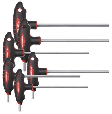 JEU DE TOURNEVIS COUDES A POIGNEE EN T2K 6PCS