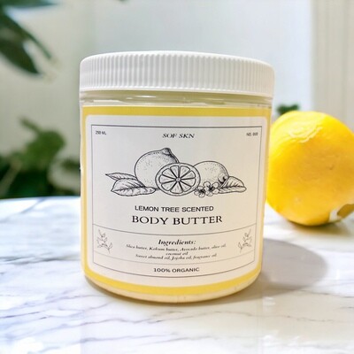 Lemon Tree Scented Whipped Body Butter