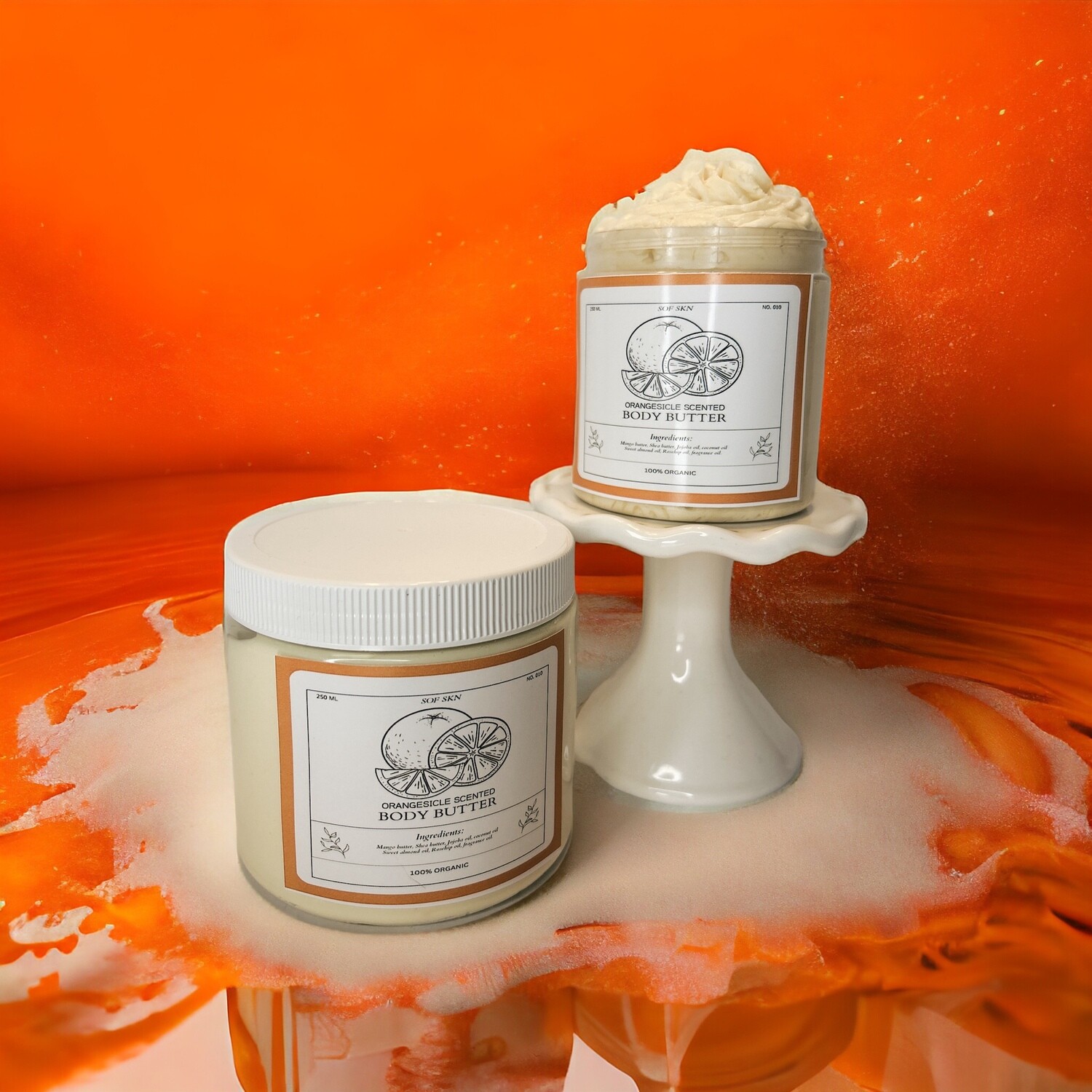 Orangesicle Whipped Body Butter 8oz.