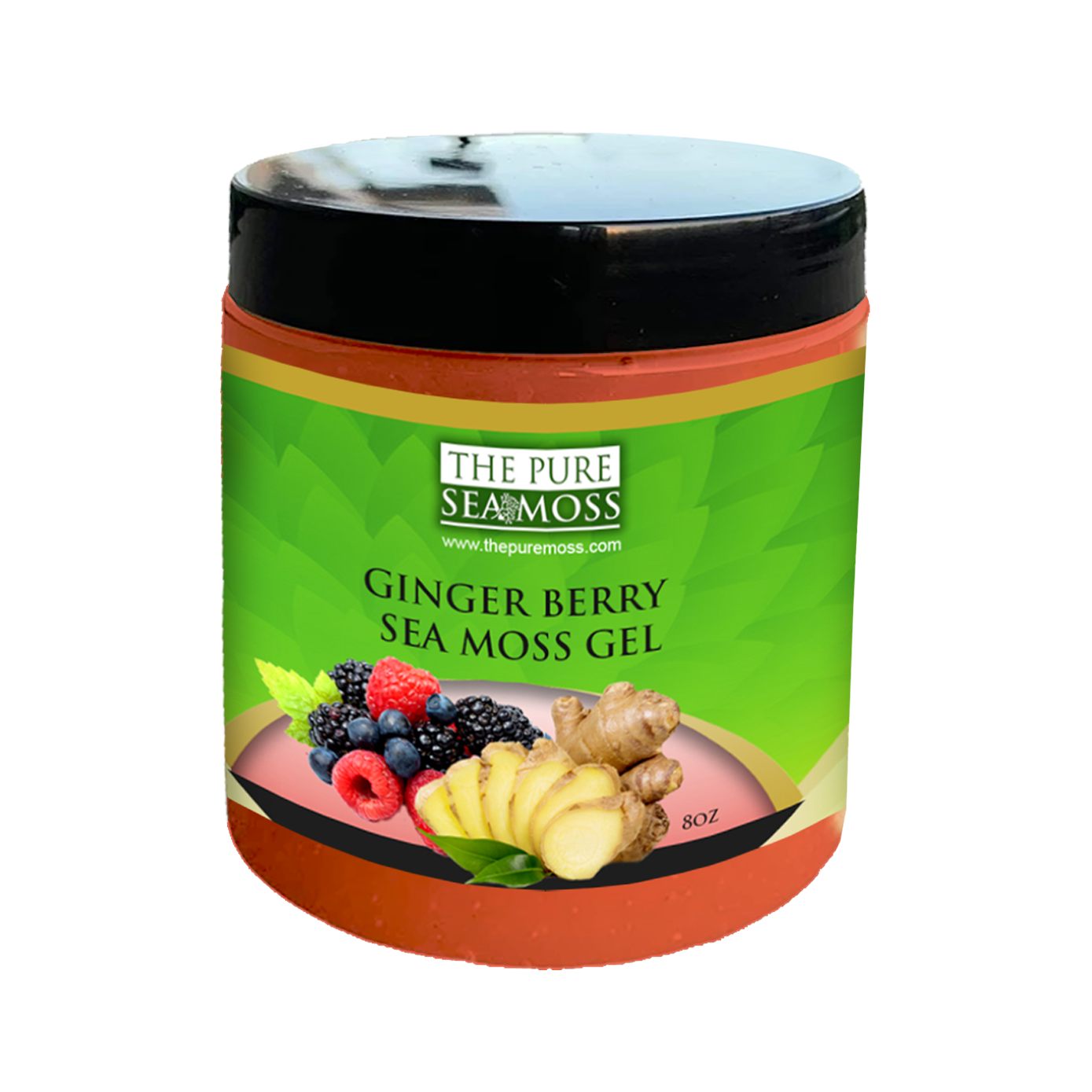 Ginger Berry Sea Moss Gel (16oz)