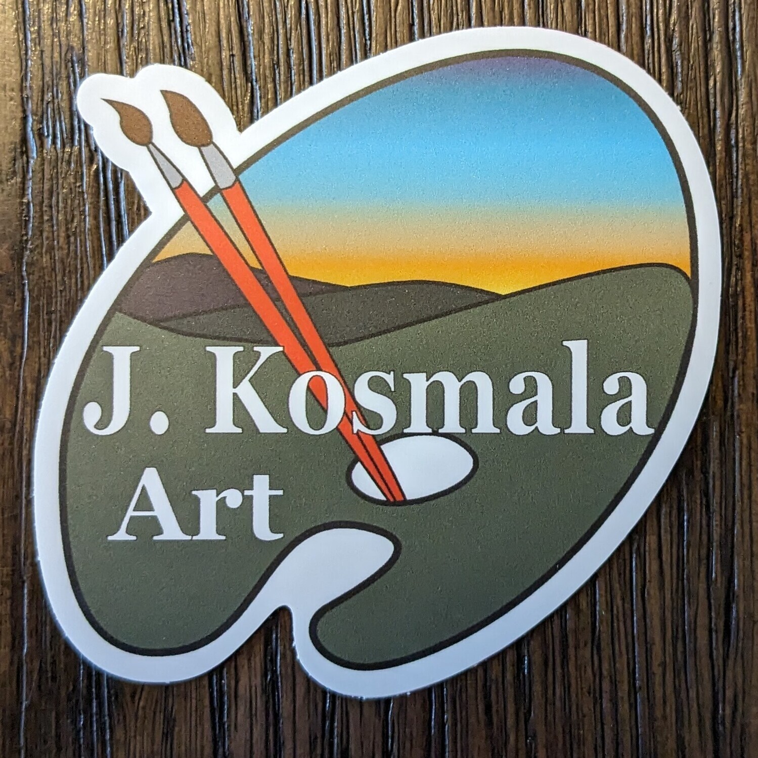 Sticker- Paint Palette