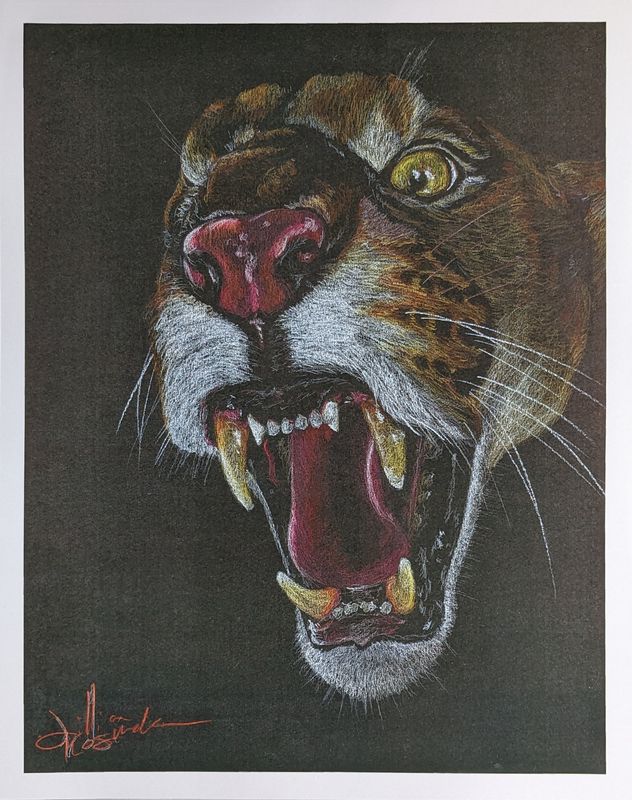 Ferocity, Original Size Print