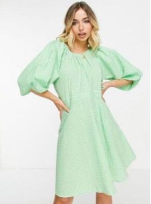 Vestido manga anchas