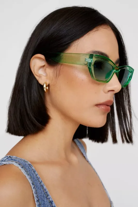 Gafas de sol transparentes Cat Eye