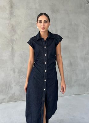 Vestido largo en denin