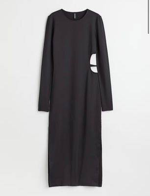 Vestido manga larga H&amp;M