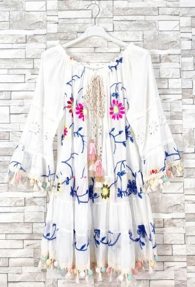 Vestido corte de encaje