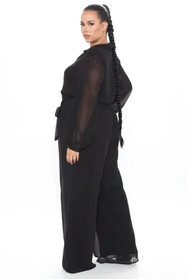 Jumpsuit negro elegante
