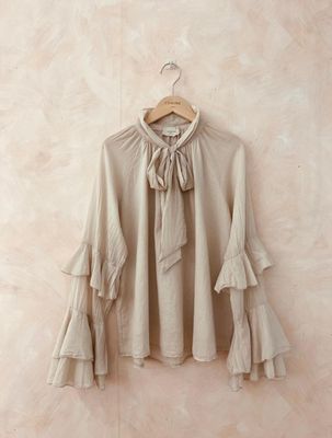 Blusa de algodón-boho Paris