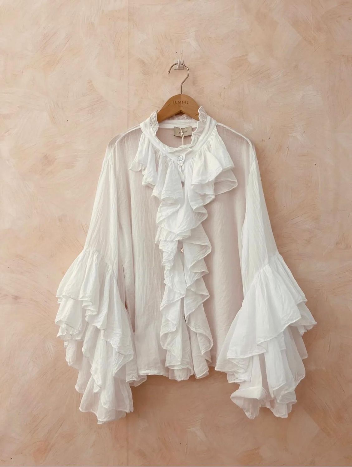 Blusa de algodón-boho Lumine