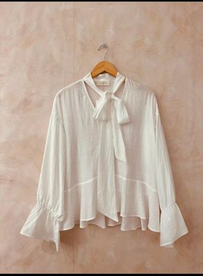 Blusa boho de lazos
