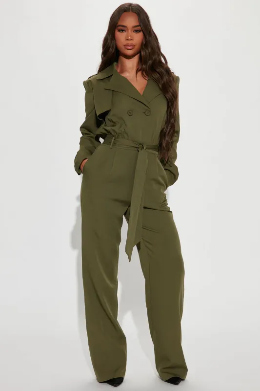 JUMPSUIT  - Olive