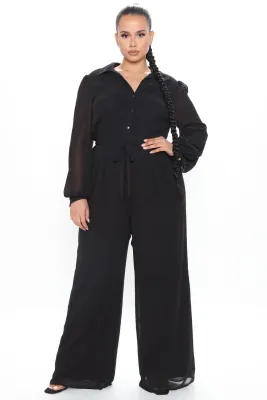 Jumpsuit negro elegante