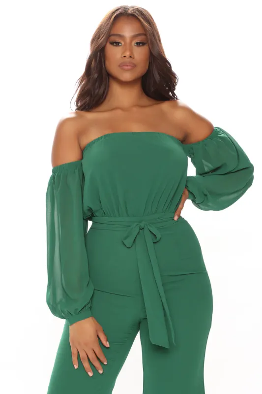 JUMPSUIT  - Hunter Green