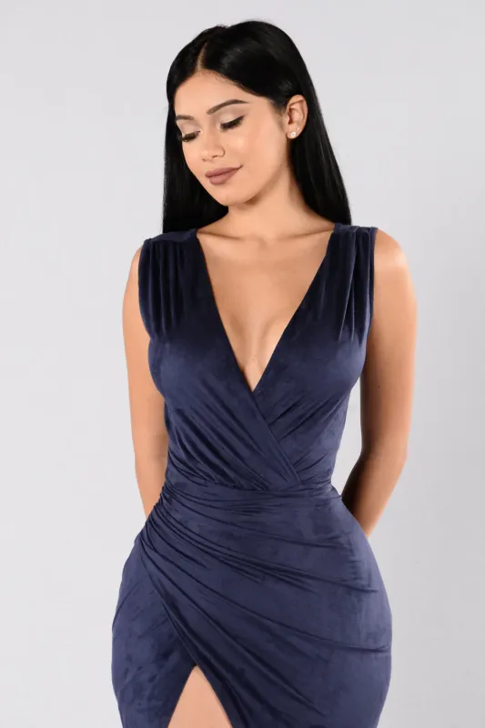 Vestido casual azul