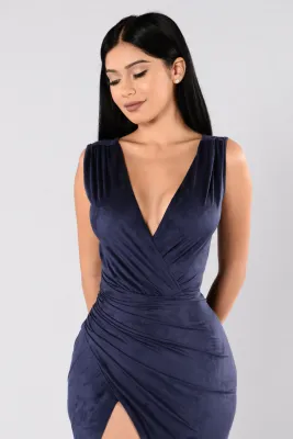 Vestido casual azul