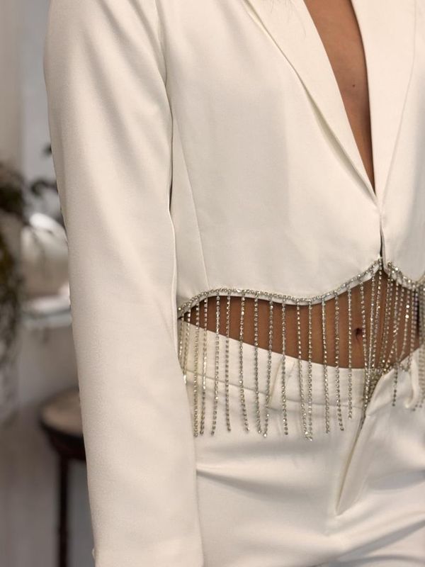 Set elegancia plateada