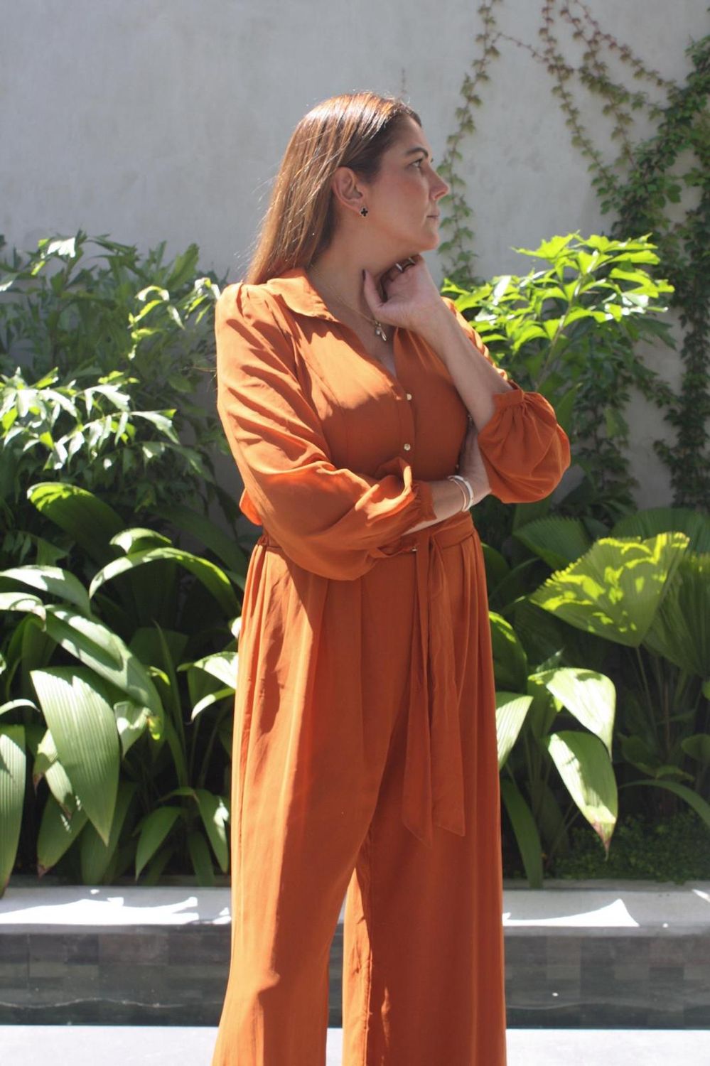 JUMPSUIT  - Cognac