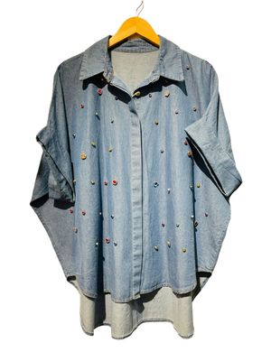 Camisa con diamantes