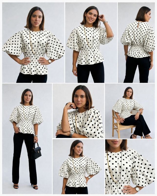 Blusa Chic Polka Dot