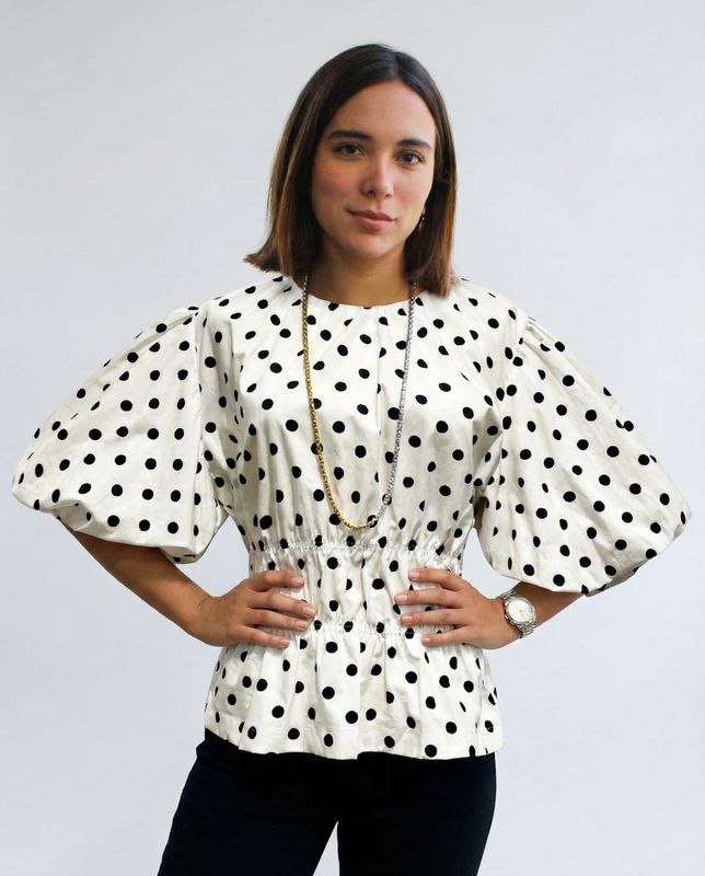 Blusa Chic Polka Dot